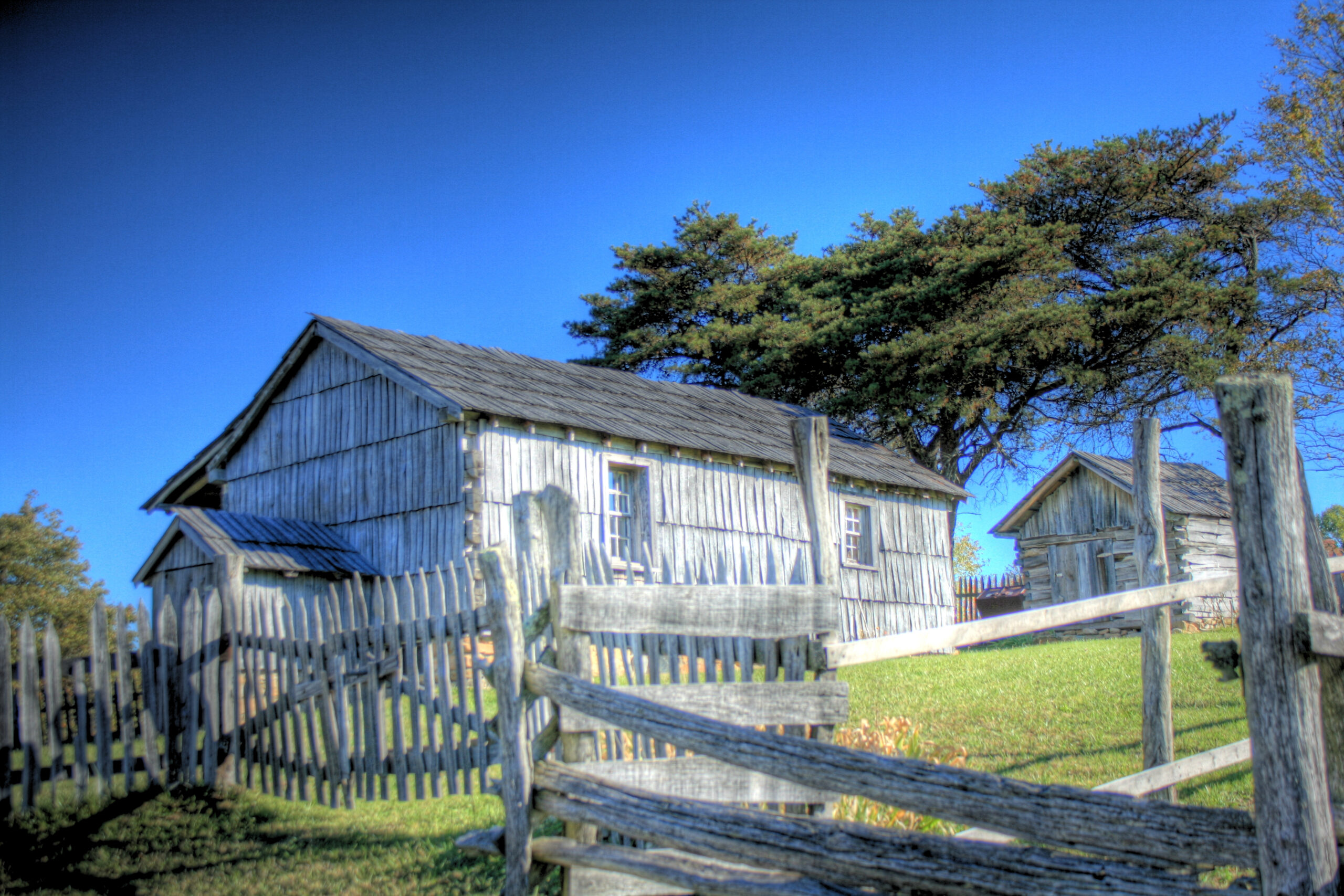 Horseback riding at Hensley Settlement