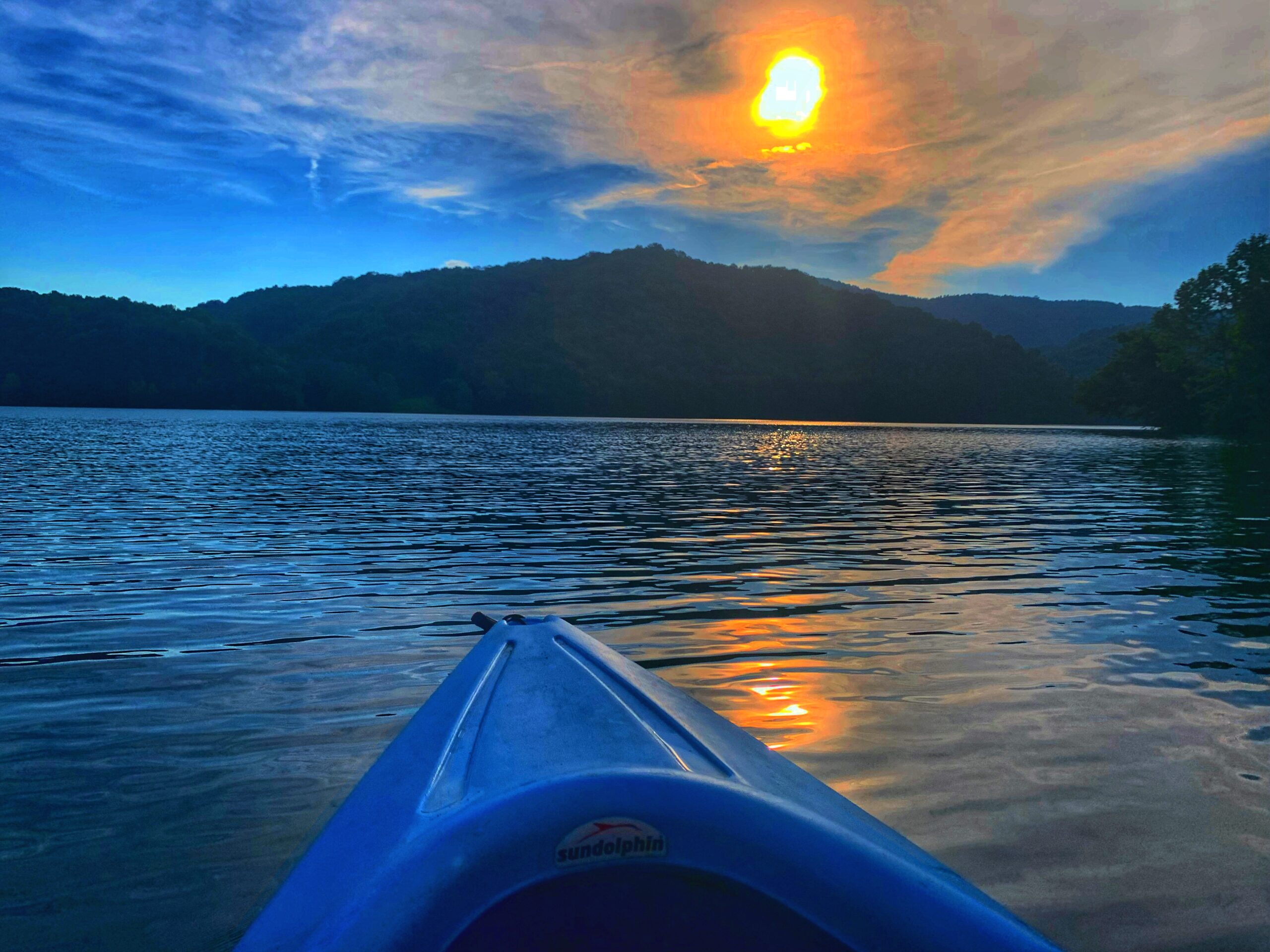 Canoeing and Kayaking on Martin's Fork lake