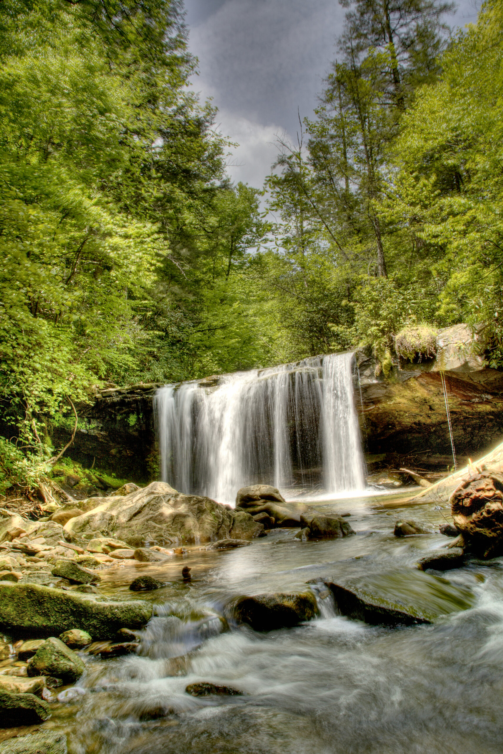 Martins Fork WMA Quadrule Falls