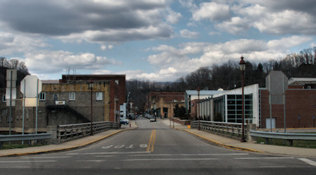 The real main street of Harlan, Kentucky